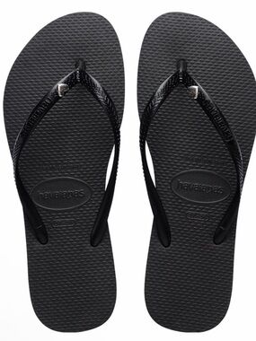 Havaianas Women's  “You Metallic” Slim Flip-Flops Sandals Thongs - Size 9/10